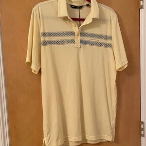 Travis Mathew Men's Polo Shirt in Soft Yellow NWT